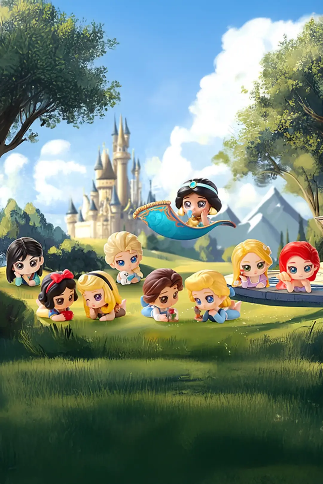 Disney Lisanslı Prenses Öğleden Sonra Mola Serisi Sürpriz Figür - Blind Box