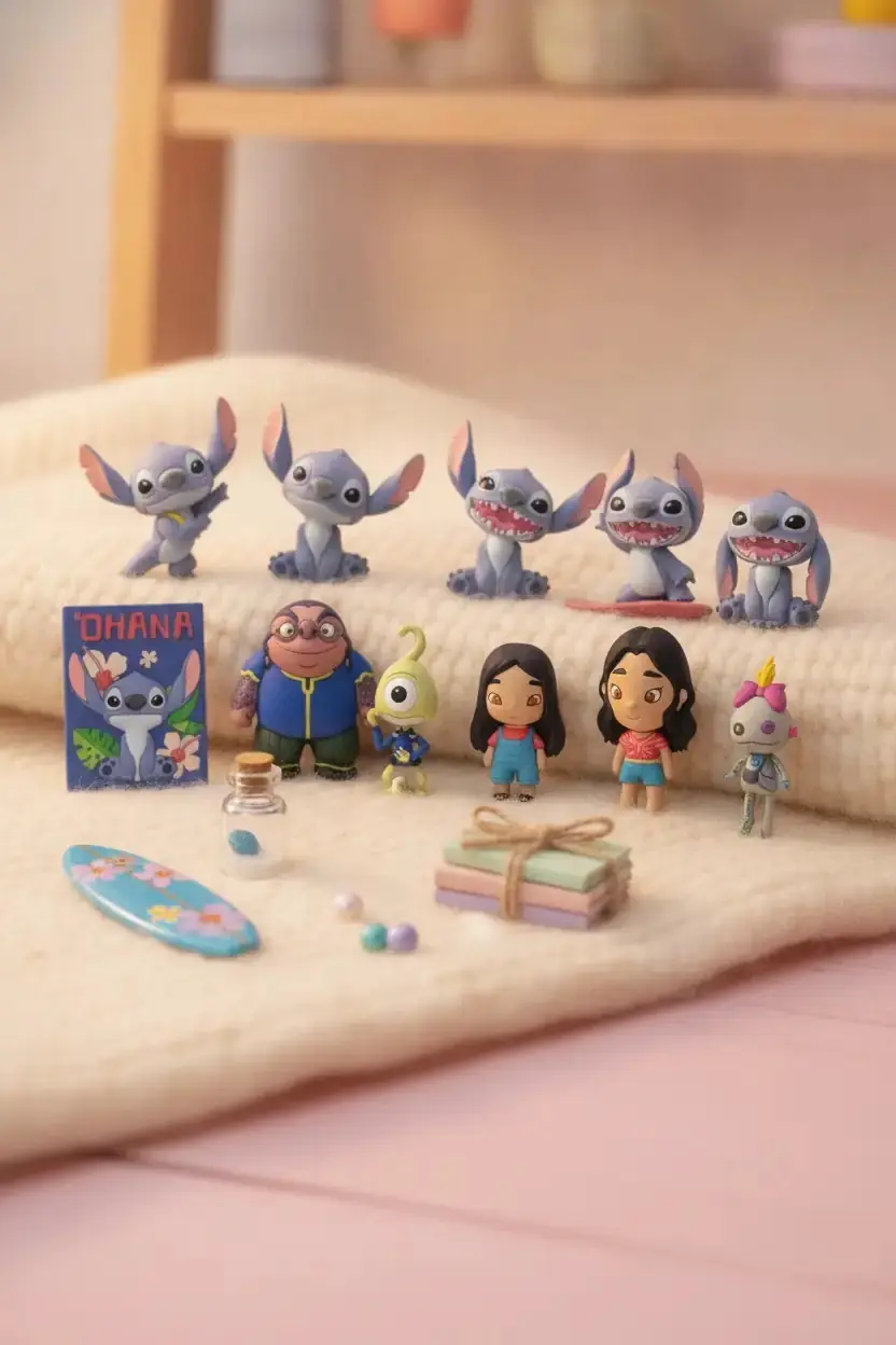 Disney Lisanslı Stitch Klipsli Figür Blind Box – Sevimli Koleksiyon