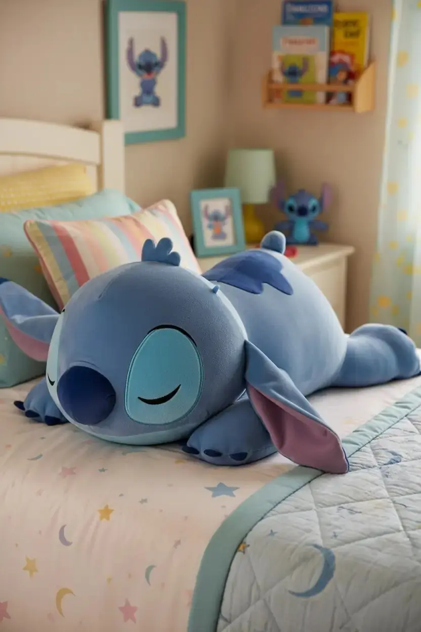 Disney Lisanslı Yatan Peluş Oyuncak 61 cm- (Stitch)
