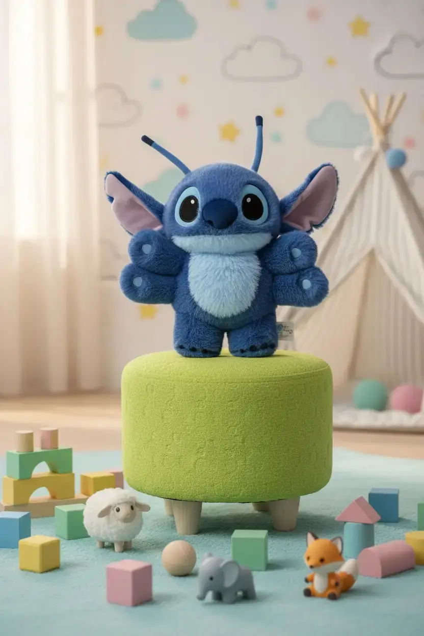 Disney Lisanslı Stitch Peluş Oyuncak 30 Cm – 6 Kollu Ayakta Yumuşacık Tasarım